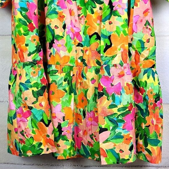 NWT Sanctuary bright and juicy flare Babydoll Dress. Size L - Picture 3 of 9